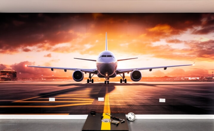 airplane sign